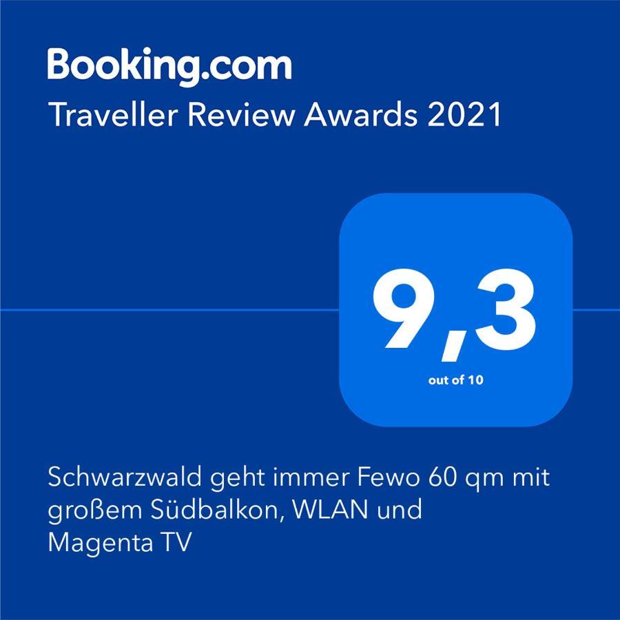 Schwarzwald Geht Immer Fewo 60 Qm Mit Grossem Suedbalkon, Wlan Und Magenta Tv Шенвальд Екстер'єр фото